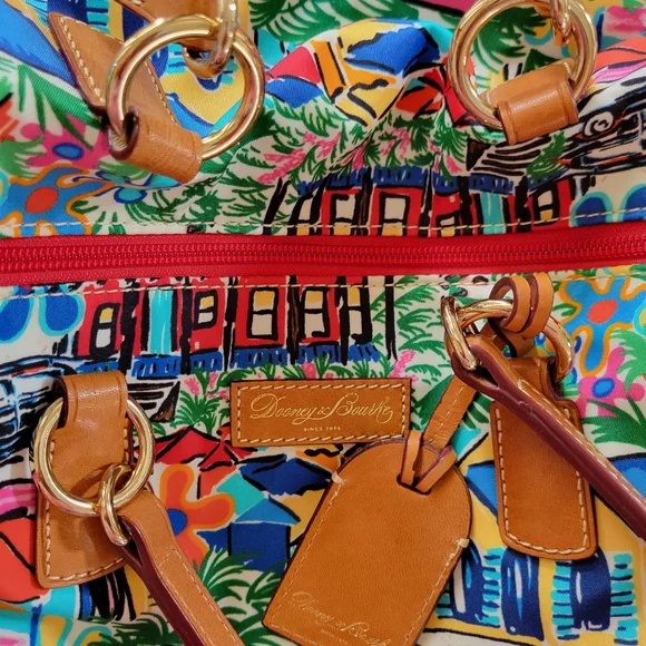 Dooney & Bourke Sandbar Large Tulip Shopper ~ Beachy ~ Coastal ~ VGUC w/tags - Picture 6 of 16